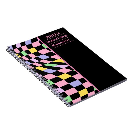 Personalisiertes Farbmuster Notizblock (Rechte Seite)