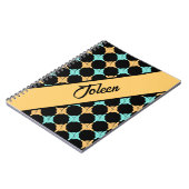 Personalisiertes Farbmuster Notizblock (Linke Seite)