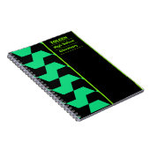 Personalisiertes Farbmuster Notizblock (Rechte Seite)