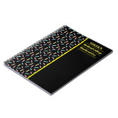 Personalisiertes Farbmuster Notizblock (Linke Seite)