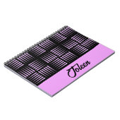 Personalisiertes Farbmuster Notizblock (Linke Seite)