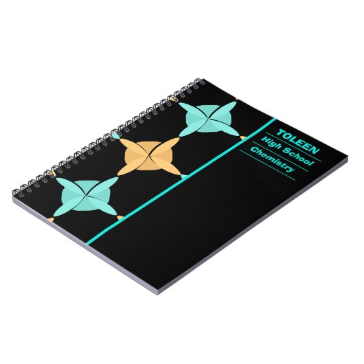 Personalisiertes Farbmuster Notizblock (Linke Seite)