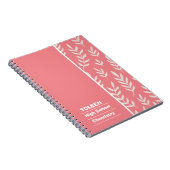 Personalisiertes Farbmuster Notizblock (Rechte Seite)