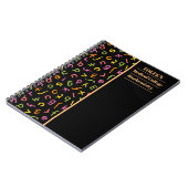 Personalisiertes Farbmuster Notizblock (Linke Seite)