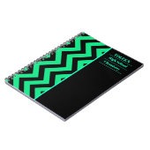 Personalisiertes Farbmuster Notizblock (Linke Seite)