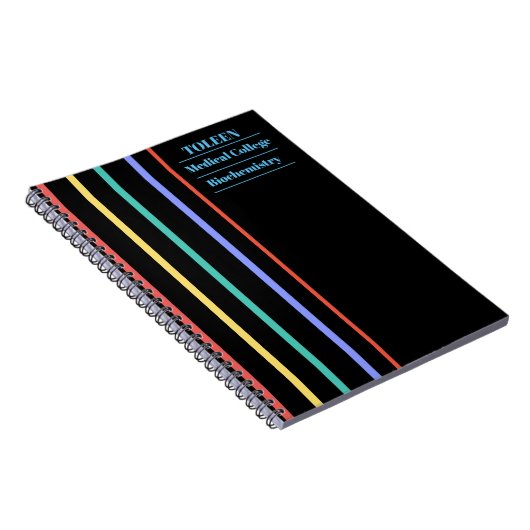 Personalisiertes Farbmuster Notizblock (Rechte Seite)