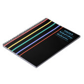 Personalisiertes Farbmuster Notizblock (Linke Seite)