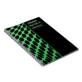 Personalisiertes Farbmuster Notizblock (Rechte Seite)