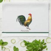 Personalisiertes Farbroster Vintage Aquarellfarbe Geschirrtuch (Gefaltet)