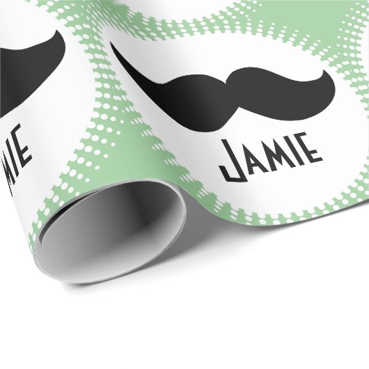 Personalisiertes Farbschleifpapier Geschenkpapier (Rolleneckpunkt)