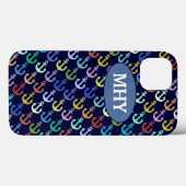 personalisiertes Farbverankerungsmuster Case-Mate iPhone Hülle (Rückseite (Horizontal))
