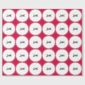 Personalisiertes Farbwrapper Geschenkpapier (Flach)