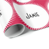 Personalisiertes Farbwrapper Geschenkpapier (Rolleneckpunkt)