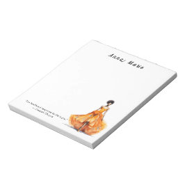 Personalisiertes Fashion Themed Notepad Notizblock