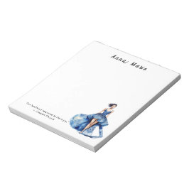 Personalisiertes Fashion Themed Notepad Notizblock