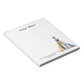Personalisiertes Fashion Themed Notepad Notizblock (angewinkelt)