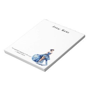 Personalisiertes Fashion Themed Notepad Notizblock