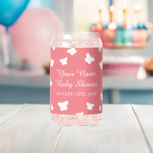 Personalisiertes Federbaby Dusche Party kann Brill Dosenglas