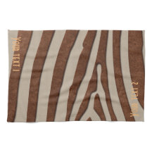 Personalisiertes, feines Tierdruckhandtuch