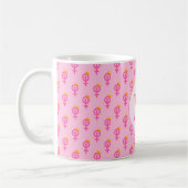 Personalisiertes Feministenrosa Kaffeetasse (Links)