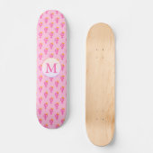Personalisiertes Feministenrosa Skateboard (Vorderseite)
