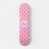 Personalisiertes Feministenrosa Skateboard (Vorne)