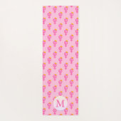 Personalisiertes Feministenrosa Yogamatte (Rückseite)