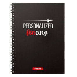 Personalisiertes Fencing-Notebook Notizblock