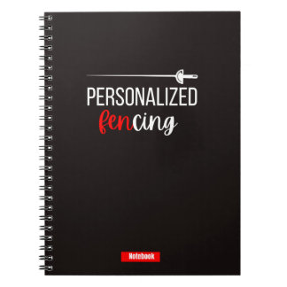 Personalisiertes Fencing-Notebook Notizblock