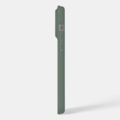 Personalisiertes fettes Anfangsmonogramm iPhone Hülle (Linke Seite)