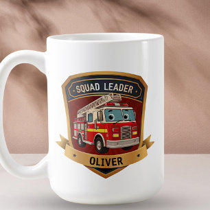 Personalisiertes Feuerwehr-Abzeichen  Kaffeetasse