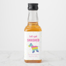 Personalisiertes Fiesta-Themenlabel Alkoholflaschenetikett