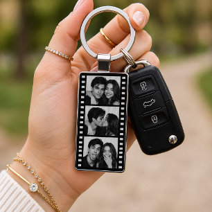 Personalisiertes Filmstreifen-Foto-Schlüsselanhäng Schlüsselanhänger