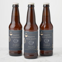 Personalisiertes Firmen-Weihnachts-Logo-Bier