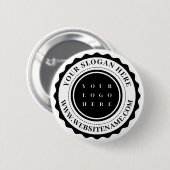 Personalisiertes Firmenlogo Button (Vorne & Hinten)