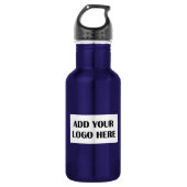 Personalisiertes Firmenlogo Edelstahlflasche (Vorderseite)