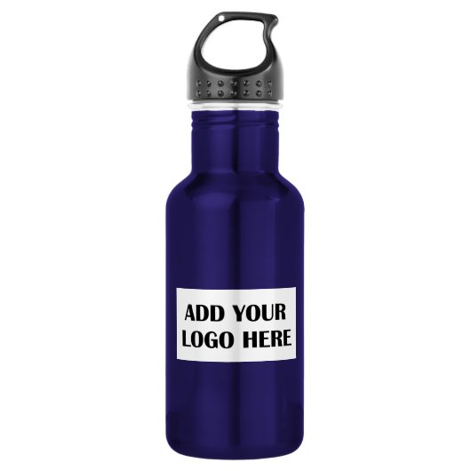 Personalisiertes Firmenlogo Edelstahlflasche (Vorderseite)