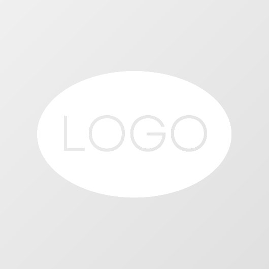 Personalisiertes Firmenlogo Fensteraufkleber (Blatt)