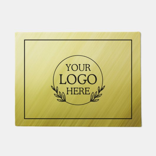 Personalisiertes Firmenlogo Fußmatte (Vorderseite)