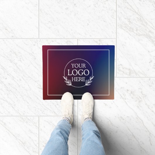 Personalisiertes Firmenlogo Fußmatte (Indoor)