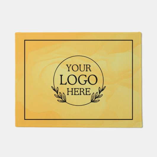 Personalisiertes Firmenlogo Fußmatte (Vorderseite)