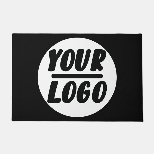 Personalisiertes Firmenlogo Fußmatte (Vorderseite)