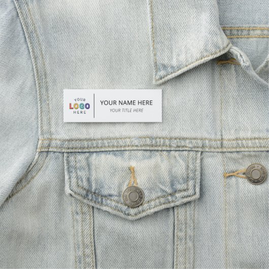 Personalisiertes Firmenlogo Geschäft Namensschild (Beispiel)