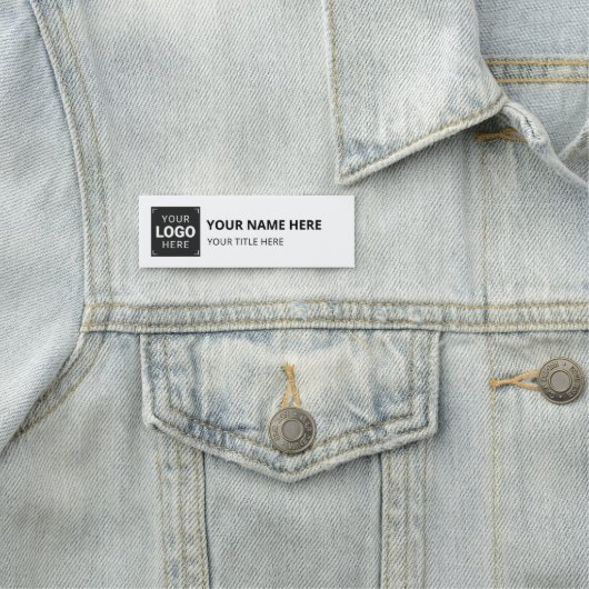 Personalisiertes Firmenlogo Geschäft Namensschild (Beispiel)