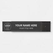 Personalisiertes Firmenlogo Geschäft Türschild (Vorderseite )