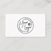 Personalisiertes Firmenlogo Geschäft Visitenkarte (Vorderseite)