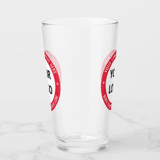 Personalisiertes Firmenlogo Glas (Rechts)
