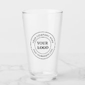Personalisiertes Firmenlogo Glas (Vorderseite)