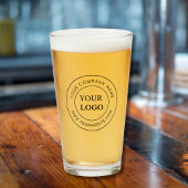 Personalisiertes Firmenlogo Glas