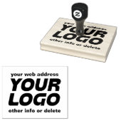 Personalisiertes Firmenlogo Gummistempel (Stempel)